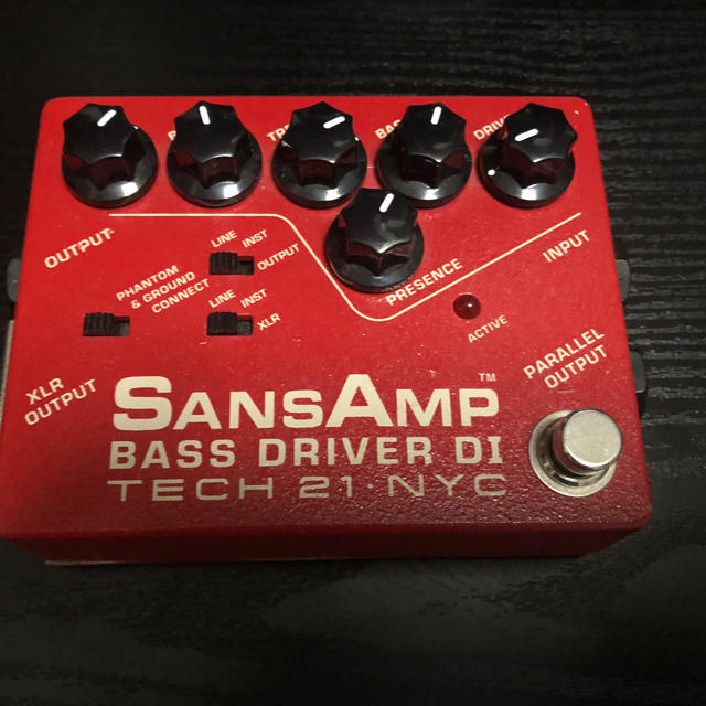 sansamp bass driver di vermilion - ベースエフェクター