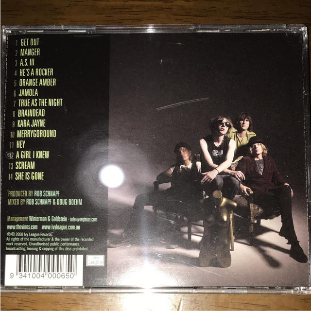 メロディア ザ・ヴァインズ 輸入盤 エンタメ/ホビーのCD(ポップス/ロック(洋楽))の商品写真