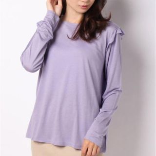 ベネトン(BENETTON)の新品♡S、M、Lサイズ⭐️ベネトン  フリル レーヨンカットソー(カットソー(長袖/七分))