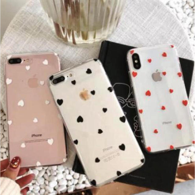 エルメス iphone7 ケース 人気 | 透明にハート♡柄☆新品☆iPhoneケース☆7/8/Xの通販 by matsuhana's shop｜ラクマ