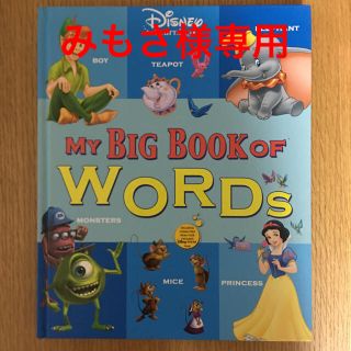 ディズニー(Disney)の2017年購入☆美品☆ディズニー英語 DWE マイビッグブックオブワーズ(洋書)