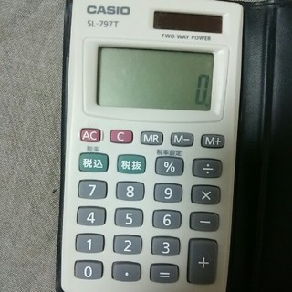カシオ(CASIO)の電卓　casio SL-797T(その他)