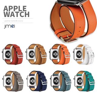 アップルウォッチ(Apple Watch)のApple Watch3 バンド ブラウン(レザーベルト)