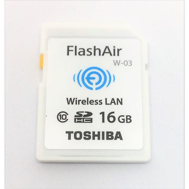 東芝(トウシバ)のTOSHIBA 東芝 Flash AIR Wi-Fi 16GB SDカード スマホ/家電/カメラのカメラ(その他)の商品写真