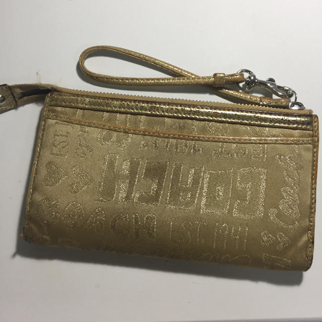 COACH(コーチ)のCOACH 長財布 金色 メンズのファッション小物(長財布)の商品写真