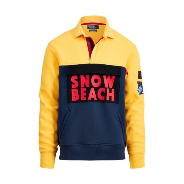 新品未使用！POLO SNOW BEACH ラグビーシャツMメンズ