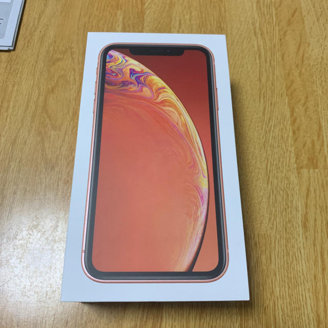 新品 iPhone XR 64GB SIMフリー ロック解除済 au コーラル