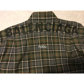 バレンシアガ(Balenciaga)の【 BALENCIAGA 】 Logo Check shirt(シャツ)