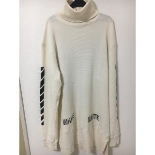 オフホワイト(OFF-WHITE)の限定値下げ OFF-WHITE バイアスプリント (ニット/セーター)