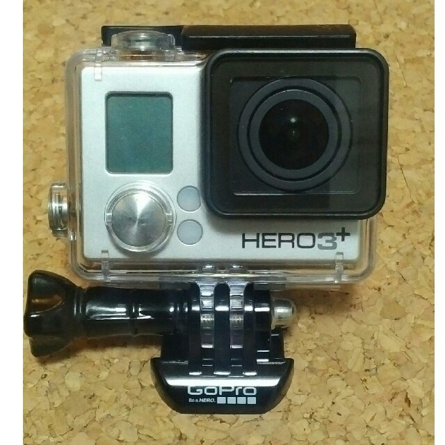 GoPro(ゴープロ)のGopro Hero3+（ゴープロヒーロー3プラス）Silver Edition スマホ/家電/カメラのカメラ(その他)の商品写真