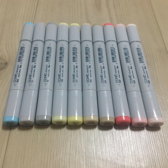 TOOLS(ツゥールズ)のコピックスケッチ copic sketch 10本セット エンタメ/ホビーのアート用品(カラーペン/コピック)の商品写真