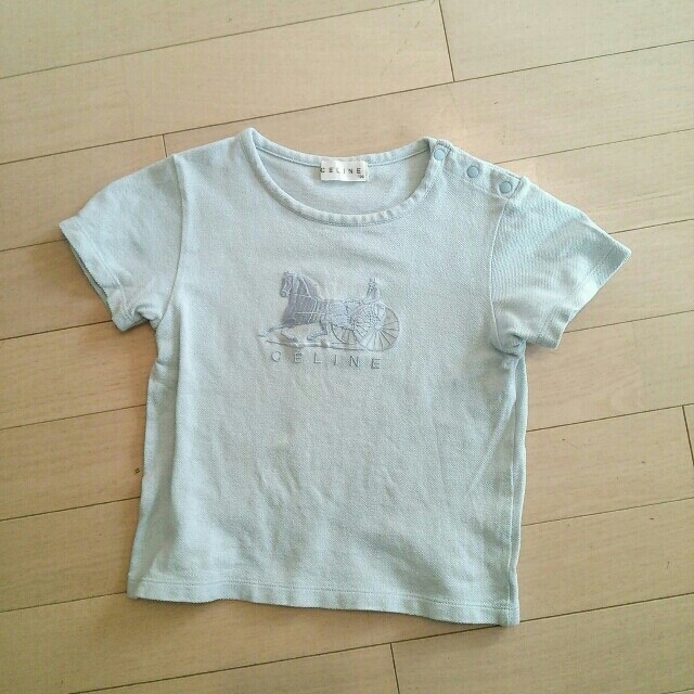 celine(セリーヌ)のセリーヌブルーTシャツ120 キッズ/ベビー/マタニティのキッズ服男の子用(90cm~)(その他)の商品写真