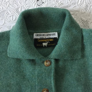 アルマーニ(Armani)のセーター  スコットランドカシミア 100% Gアルマーニ unisex 美品(ニット/セーター)