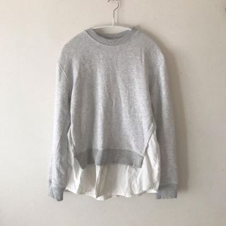 ダブルクローゼット(w closet)のw closet スウェット グレー(トレーナー/スウェット)