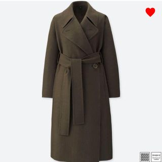 ユニクロ(UNIQLO)のユニクロ ルメール ユニクロユー ダブルフェイスラップコート(ガウンコート)