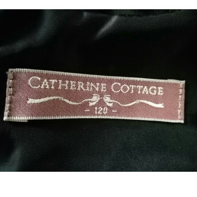 Catherine Cottage(キャサリンコテージ)の【送料無料】【中古】キャサリンコテージ　ドレス　120cm 　ブラック キッズ/ベビー/マタニティのキッズ服女の子用(90cm~)(ドレス/フォーマル)の商品写真