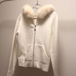 レッセパッセ　フォックスファー付き　パーカー