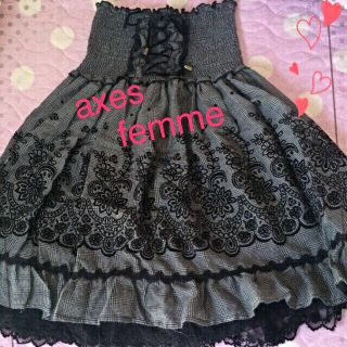 アクシーズファム(axes femme)のaxes femme スカート(ひざ丈スカート)