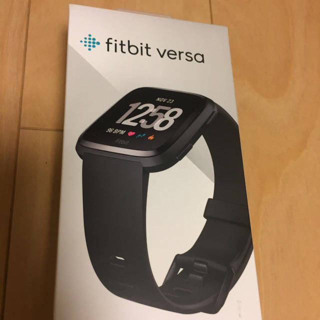 fitbit versa ブラック