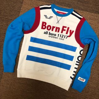 チャンピオン(Champion)の中古 BORN FLY ボーンフライ スウェット トレーナー 日本未発売 メンズ(スウェット)