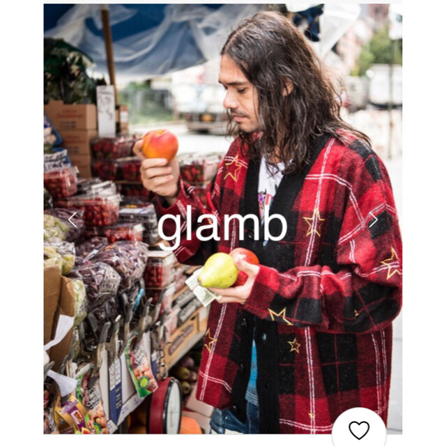 glamb チェックカーディガン-