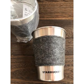 スターバックスコーヒー(Starbucks Coffee)のステンレス製ペアカップ(スリーブ付き)(グラス/カップ)