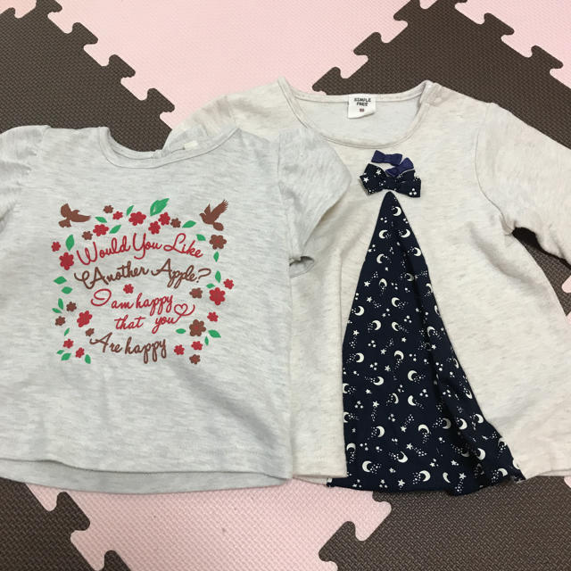 アカチャンホンポ(アカチャンホンポ)のさと様専用＊トップス２枚組 キッズ/ベビー/マタニティのキッズ服女の子用(90cm~)(Tシャツ/カットソー)の商品写真