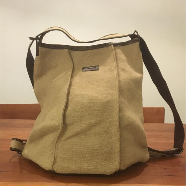 MOTHERHOUSE(マザーハウス)のMOTHER HOUSE Washed Jute 3 Way Backpack レディースのバッグ(ショルダーバッグ)の商品写真