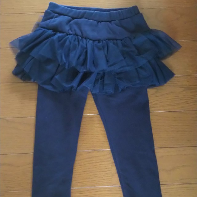 チュール付きレギンス キッズ/ベビー/マタニティのキッズ服女の子用(90cm~)(パンツ/スパッツ)の商品写真