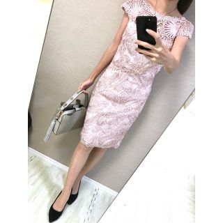 タダシショウジ(TADASHI SHOJI)の【美品】タダシショウジ♡サイズ0♡総刺繍ワンピース｡♪:*°(ひざ丈ワンピース)