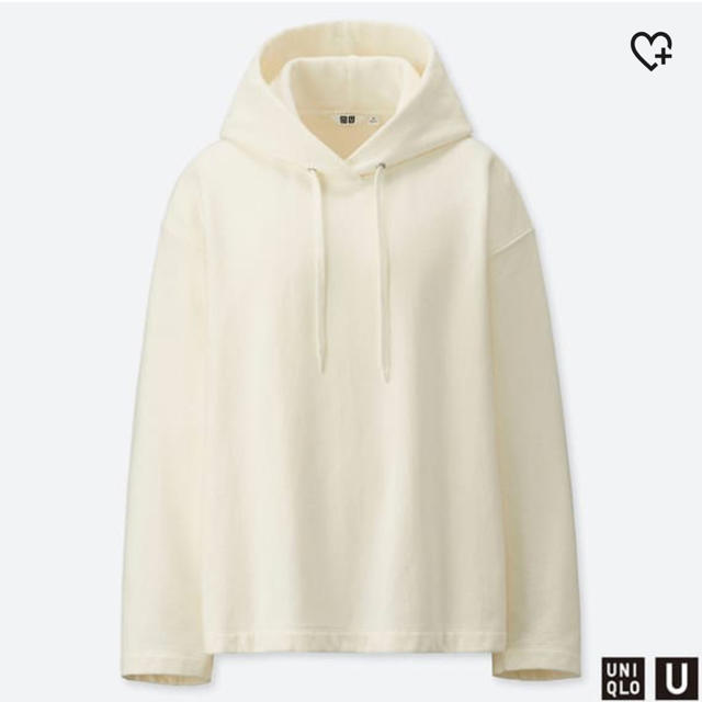 UNIQLO U スウェット プルパーカー ユニクロ ユー ホワイト L