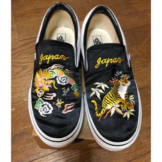 ヴァンズ(VANS)のVanz×Rollicking スカジャン刺繍 スリッポン ローリッキング(スニーカー)