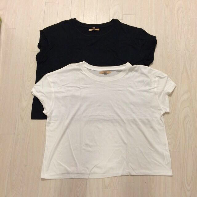 ZARA(ザラ)のZARA♡無地♡シンプルシャツセット レディースのトップス(Tシャツ(半袖/袖なし))の商品写真