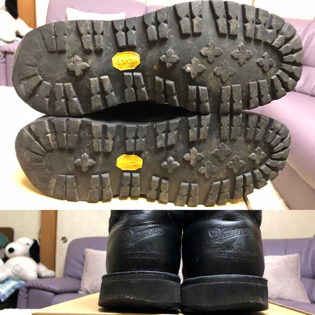Danner(ダナー)のMade in U.S.A  DANNER LIGHT  BLACK   白タグ メンズの靴/シューズ(ブーツ)の商品写真