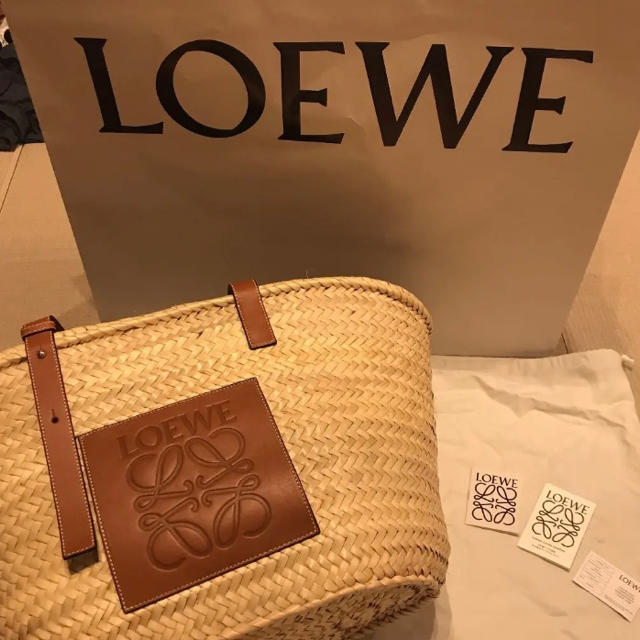 大人気 ロエベ loewe カゴバッグ1NaturalTan品番