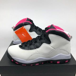 ナイキ(NIKE)の25cm NIKE AIR JORDAN 10 RETRO GS PINK(スニーカー)