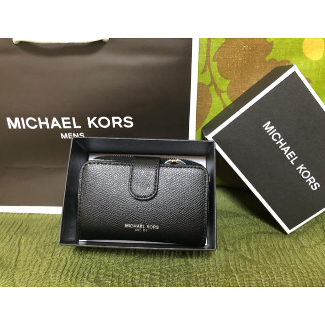 【新品】MICHAEL KORS マイケルコース レザーキーケース 小銭入れ