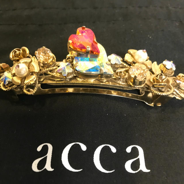 acca - accaハート スワロフスキーバレッタの通販 by choco&tangh's ...