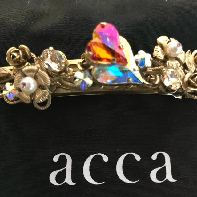 acca - accaハート スワロフスキーバレッタの通販 by choco&tangh's ...