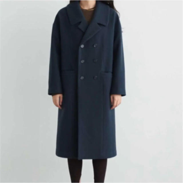 fig London エアリアルパイル ダブルロングコート | www.jarussi.com.br