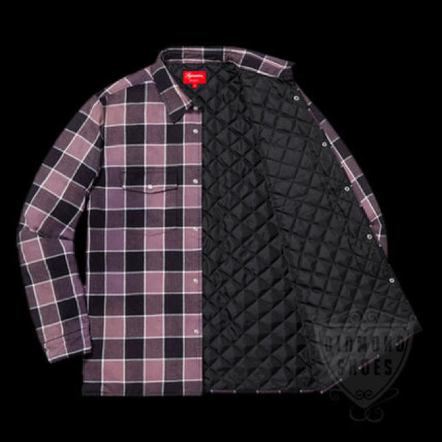 supreme Quilted Faded Plaid Shirt 野村周平着用