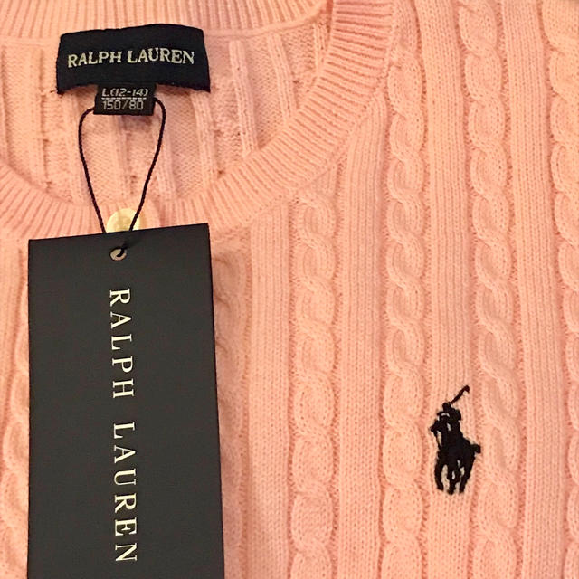 Ralph Lauren(ラルフローレン)の未使用 新品 ラルフローレン Ralph Lauren キッズ カーディガン キッズ/ベビー/マタニティのキッズ服女の子用(90cm~)(カーディガン)の商品写真