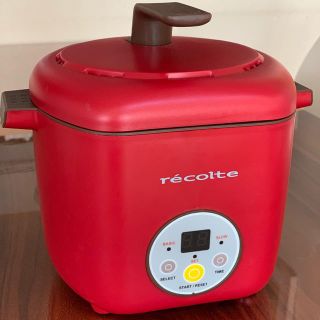 ★タイムセール★recolte レコルト  ヘルシーコトコト  レッド(調理道具/製菓道具)