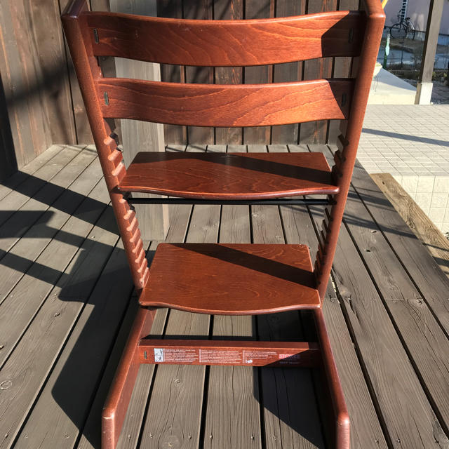 【ベビーチェア】STOKKE Tripp Trapp ウォールナット ハイチェア