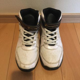 チャンピオン(Champion)のチャンピオン  ハイカットスニーカー  22.5  雪(スニーカー)