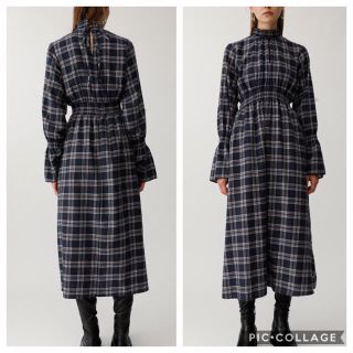 マウジー(moussy)の【ubay様専用】MOUSSY フレアースリーブワンピース(ロングワンピース/マキシワンピース)