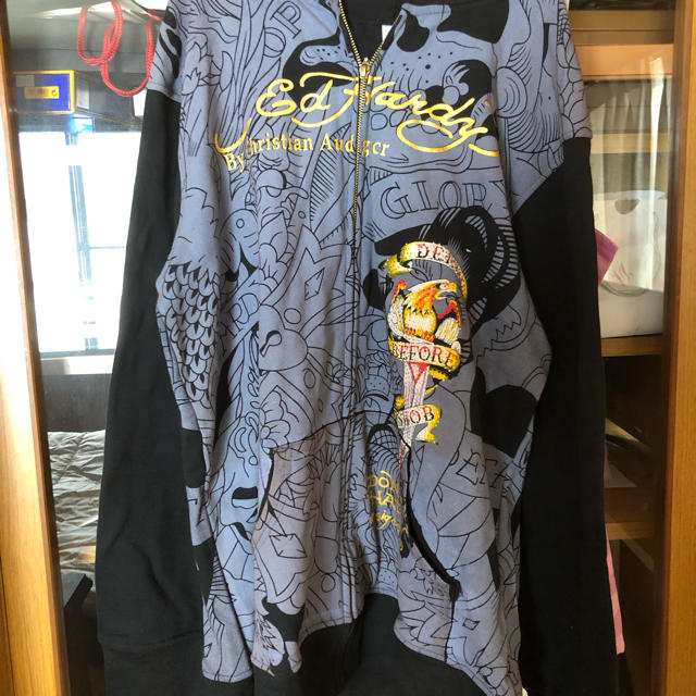 Ed Hardy(エドハーディー)のミッキー様 専用‼︎エドハーディ パーカ XXL レディースのトップス(パーカー)の商品写真