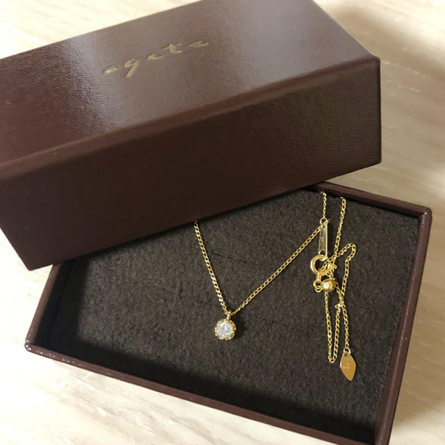 専用！美品♡ agete k18 ダイヤモンドネックレス 0.2ct