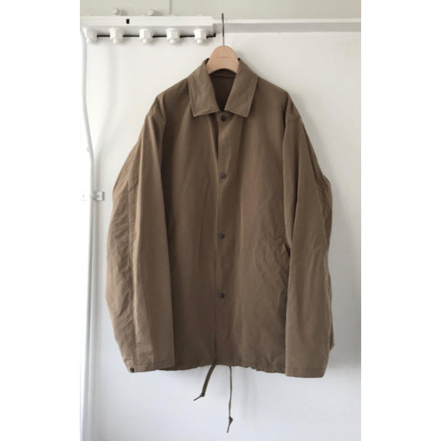 COMOLI 17ss コットンナイロン コーチジャケット 1 ベージュ