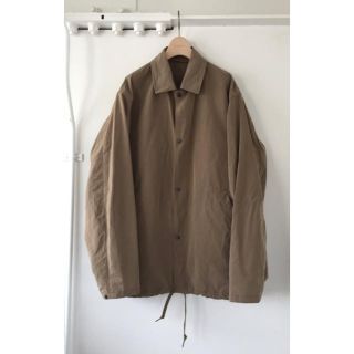 コモリ(COMOLI)のcomoli コモリ コットンナイロン コーチジャケット 1 ベージュ 17ss(ブルゾン)